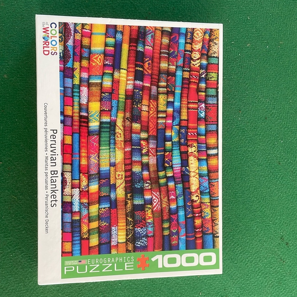 Jigsaw puzzle 1000 pieces Peruvian blankets